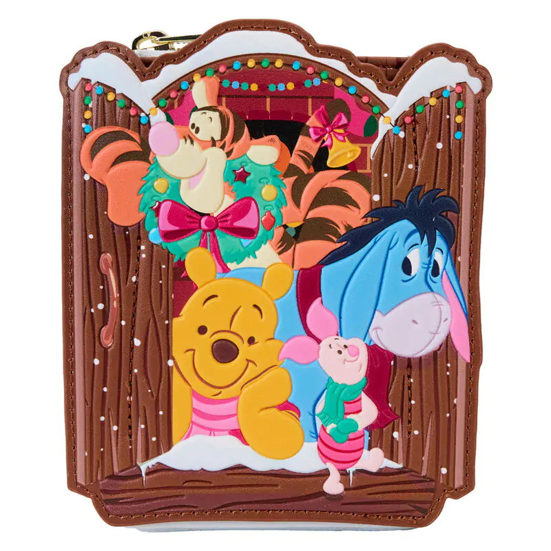 Loungefly Disney Winnie the Pooh Holiday Friends wallet product photo