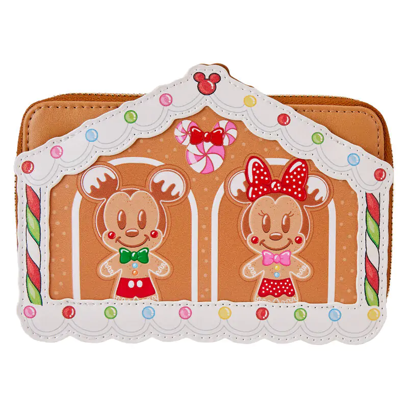 Loungefly Disney Mickey &amp; Friends Gingerbread House wallet product photo