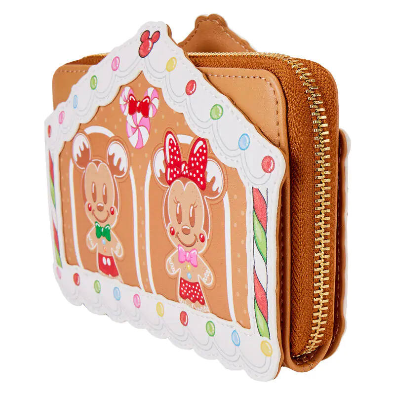 Loungefly Disney Mickey &amp; Friends Gingerbread House wallet product photo