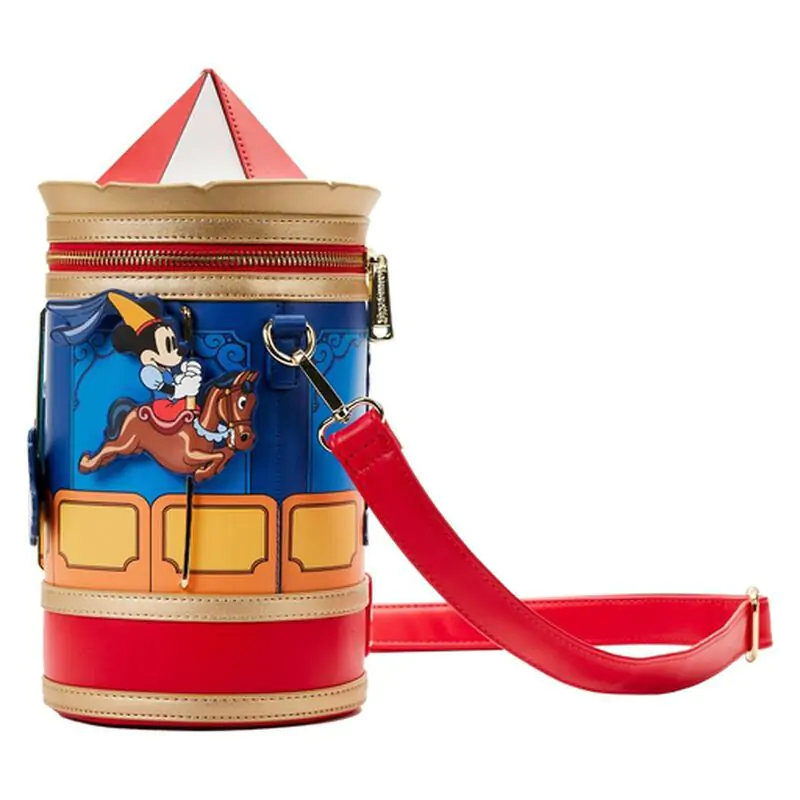 Loungefly Disney Mickey &amp; Minnie Carousel shoulder bag product photo