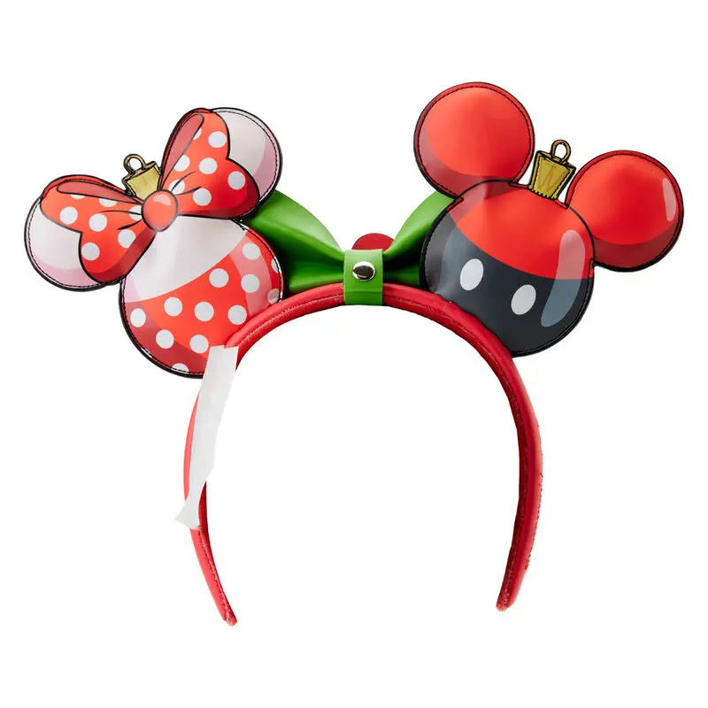 Loungefly Disney Mickey & Minnie Christmas ear headband termékfotó