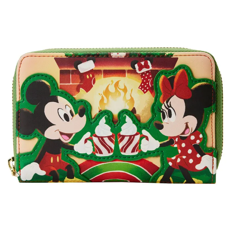 Disney by Loungefly Wallet Mickey & Minnie Hot Cocoa Fireplace termékfotó