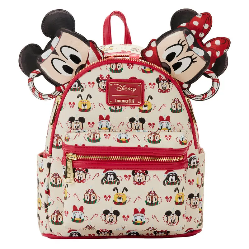 Loungefly Disney Mickey &amp; Minnie Hot Cocoa backpack + ear headband product photo