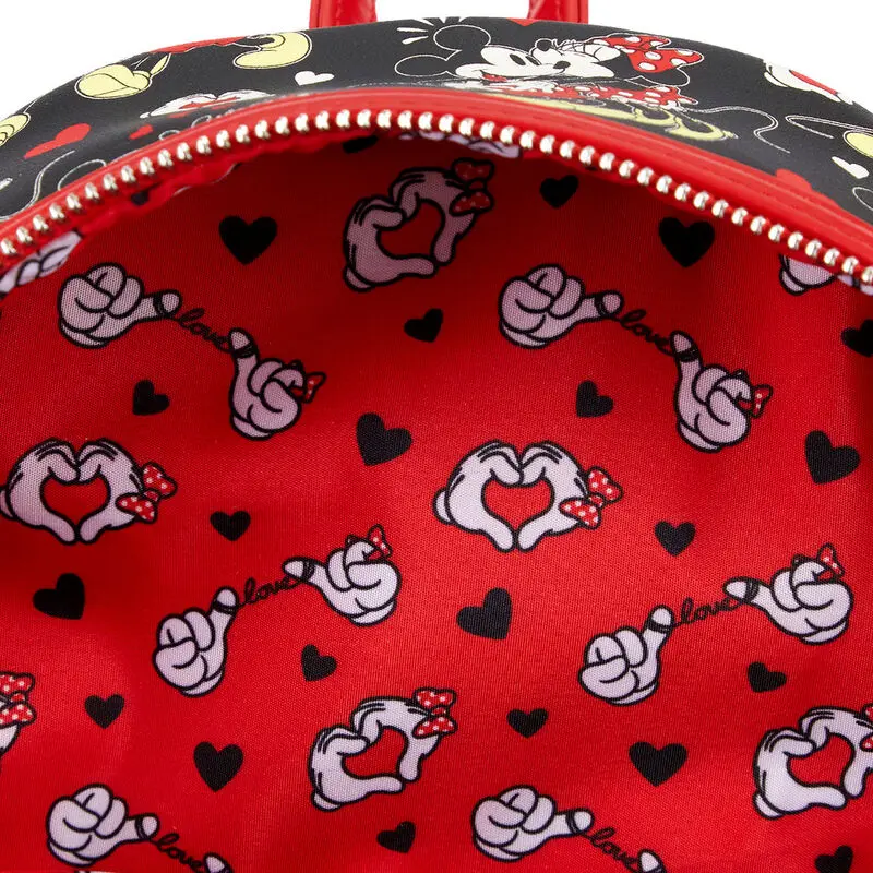 Disney by Loungefly Backpack Mickey and Minnie Heart Hands product photo