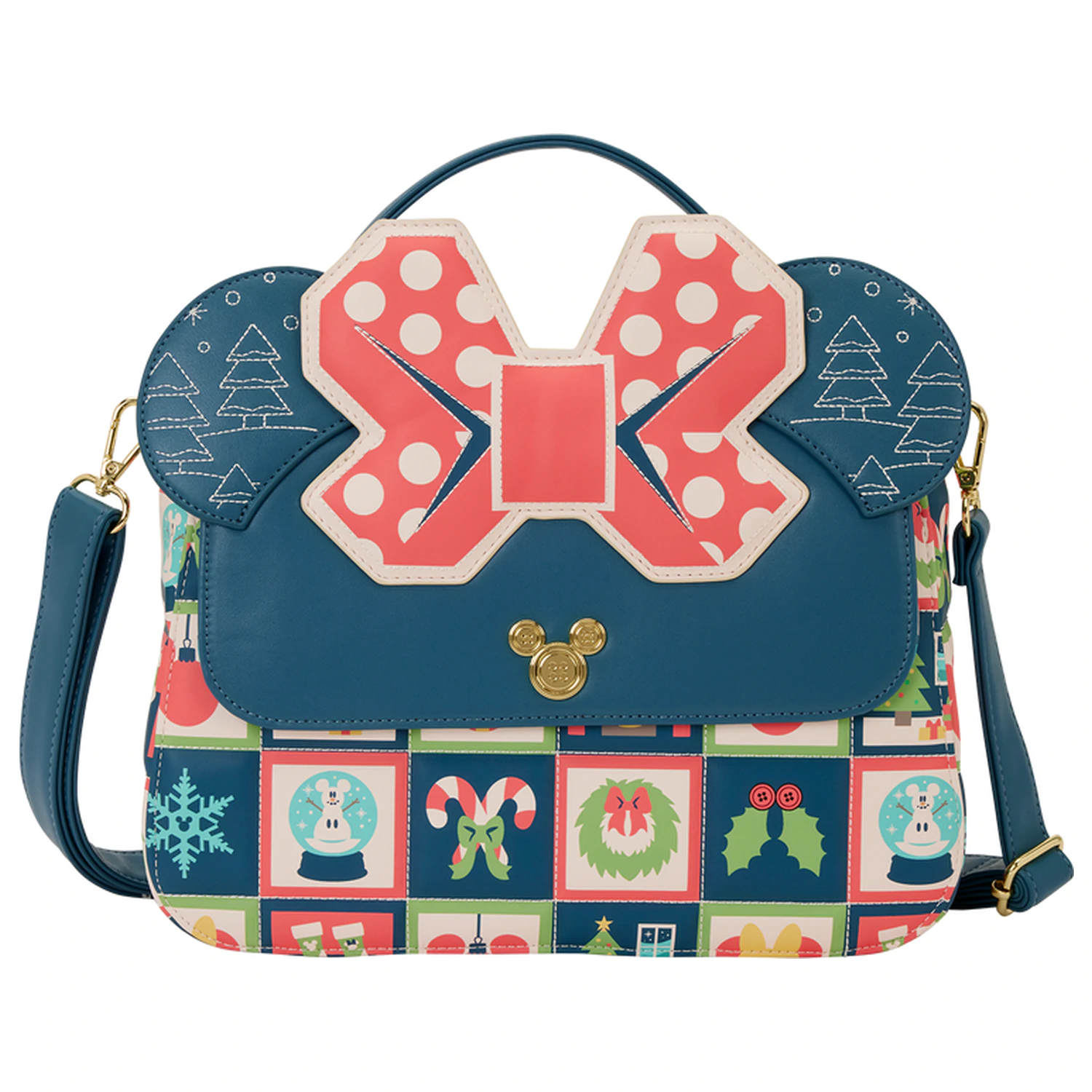 Loungefly Disney Mickey Holiday shoulder bag product photo