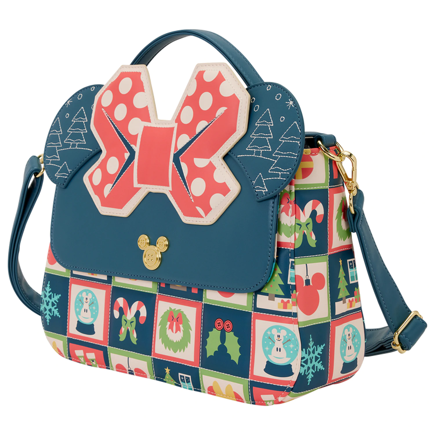 Loungefly Disney Mickey Holiday shoulder bag product photo