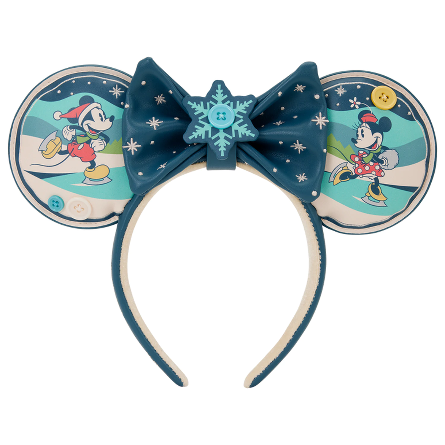 Loungefly Disney Mickey & Minnie Holiday headband product photo