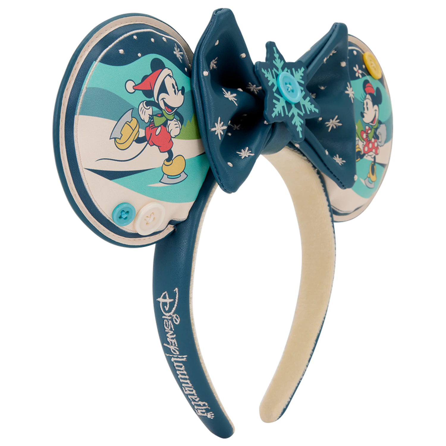 Loungefly Disney Mickey & Minnie Holiday headband product photo