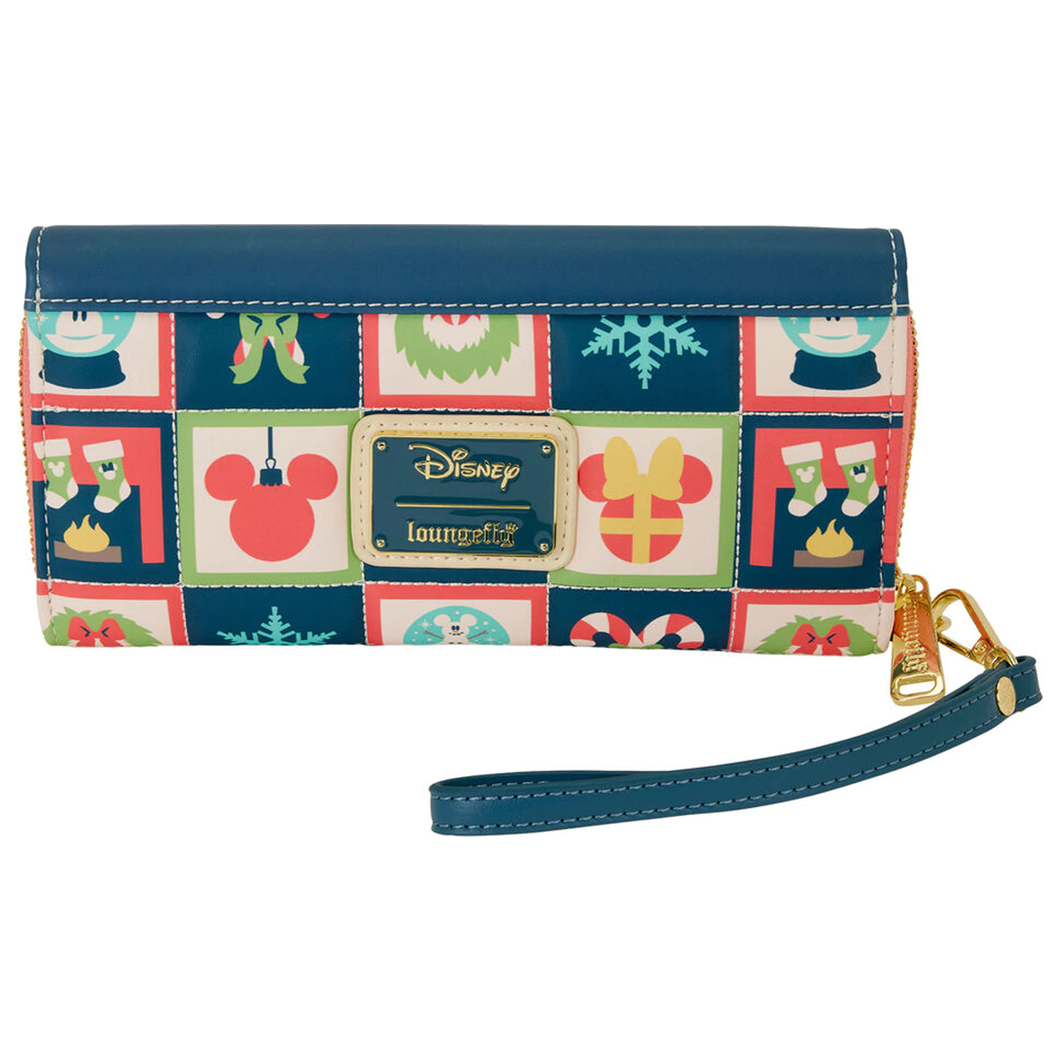 Loungefly Disney Mickey & Minnie Holiday wallet product photo
