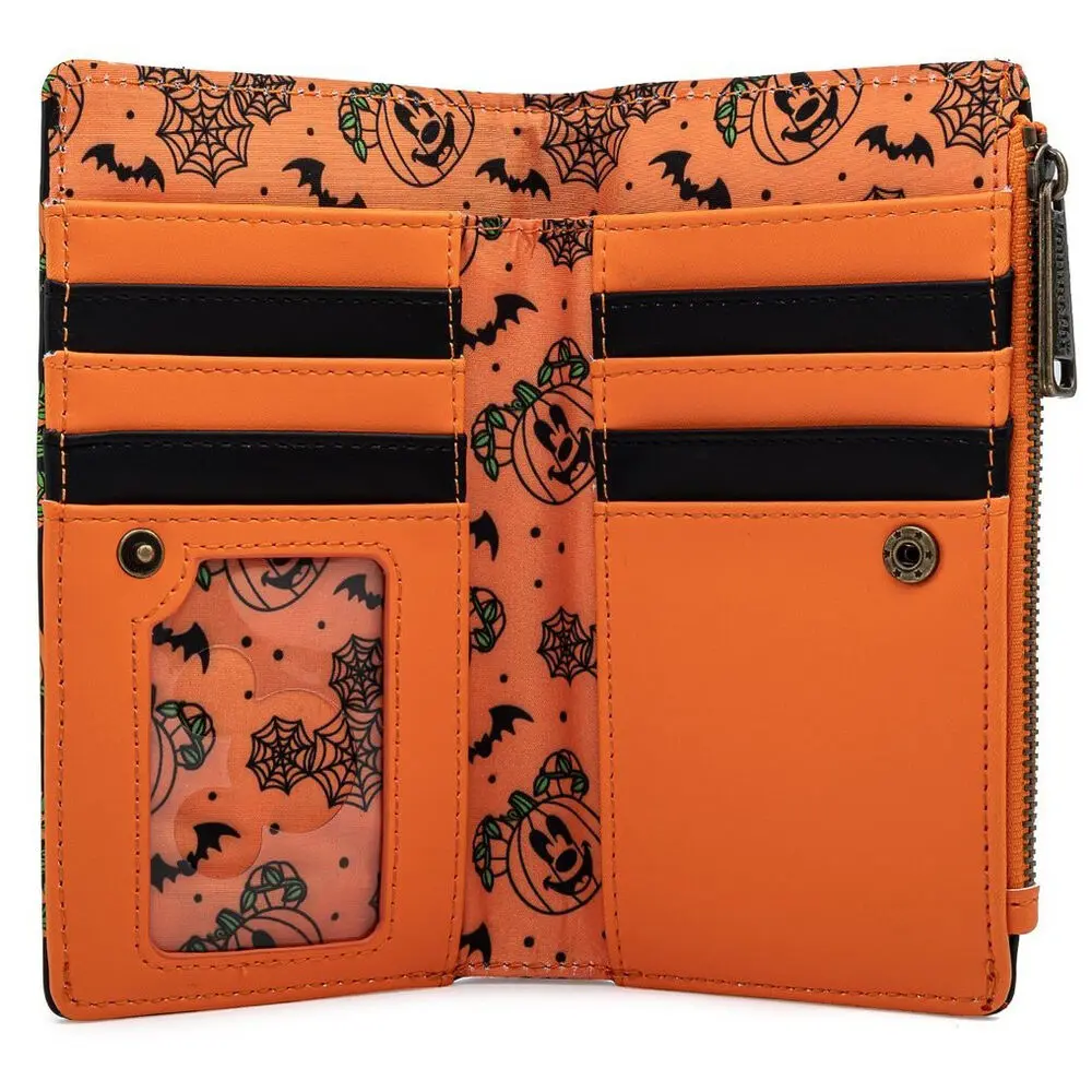 Disney by Loungefly Wallet Mickey Halloween Mick-O-Lantern product photo