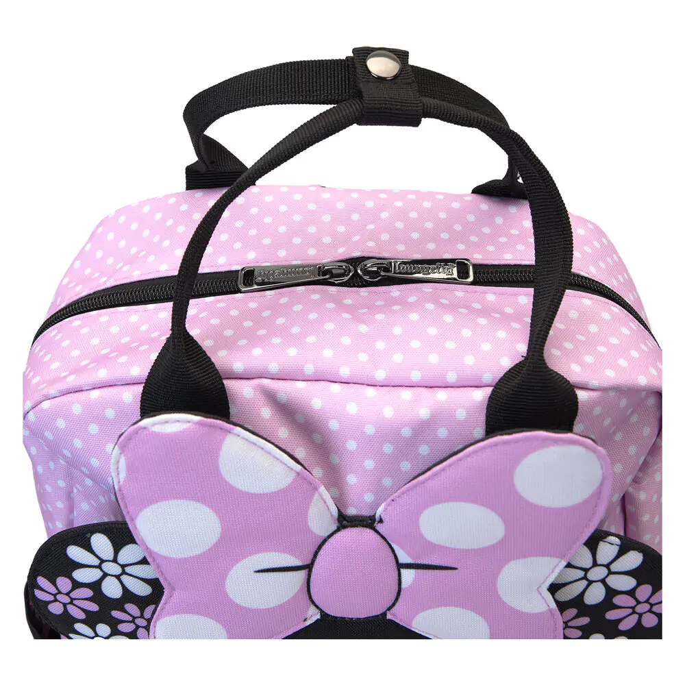 Loungefly Disney Minnie Floral Rock the Dots nylon backpack product photo