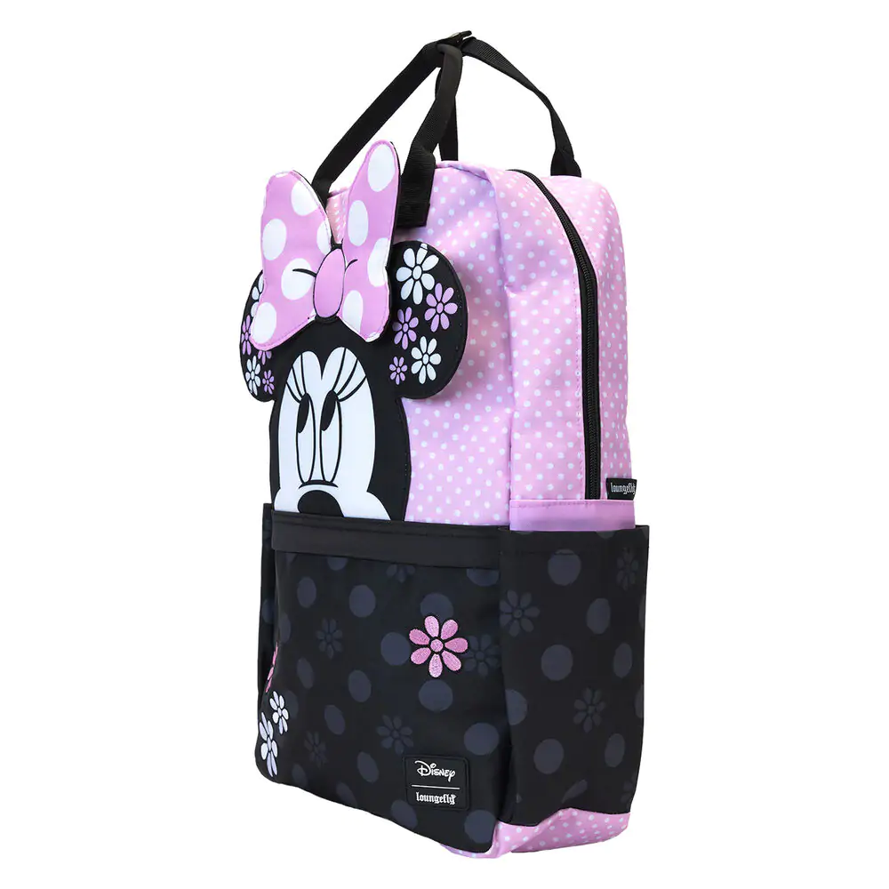 Loungefly Disney Minnie Floral Rock the Dots nylon backpack termékfotó