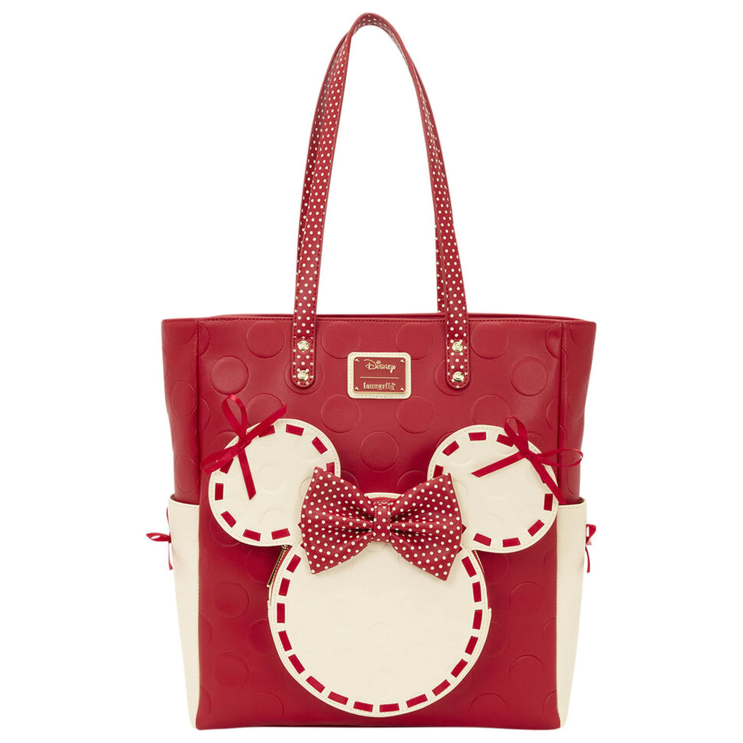 Loungefly Disney Minnie Mouse Rocks the Dots Coquette tote bag product photo