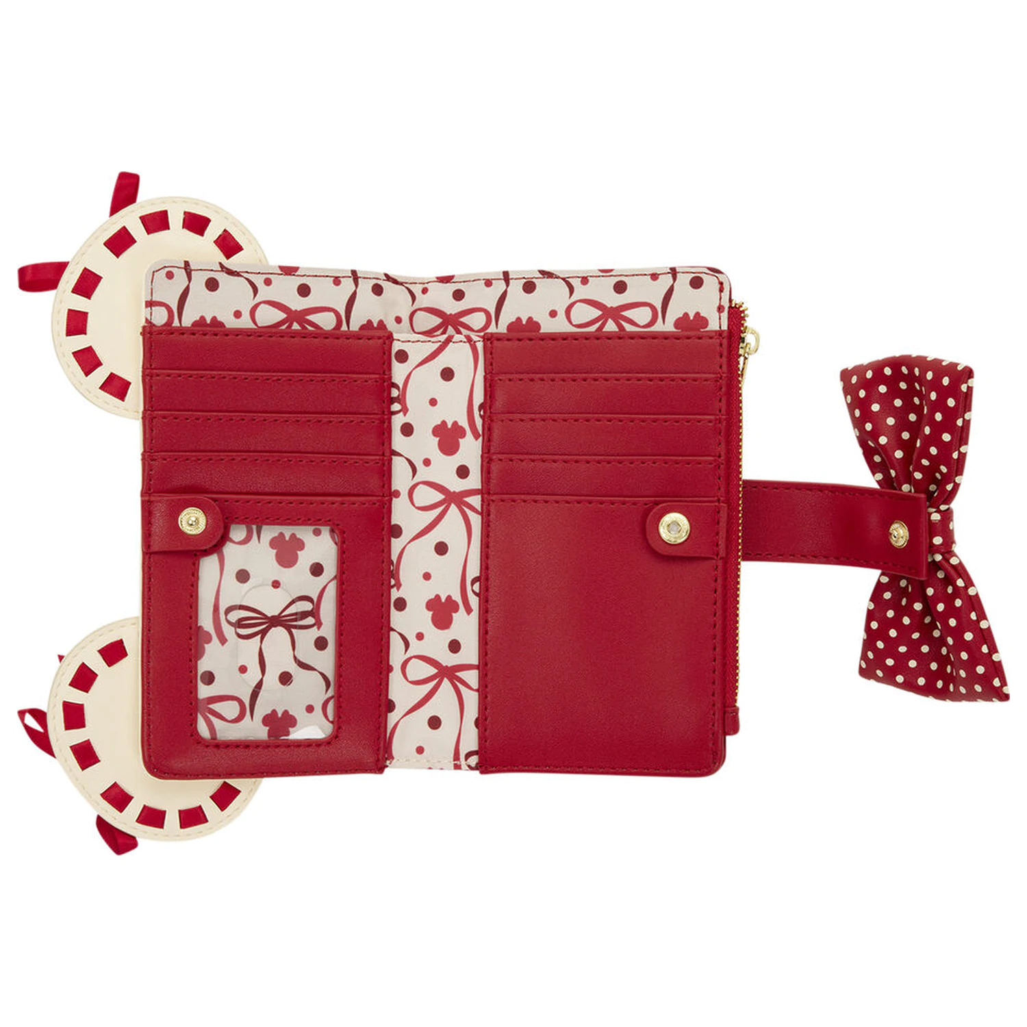 Loungefly Disney Minnie Mouse Rocks the Dots Coquette wallet product photo