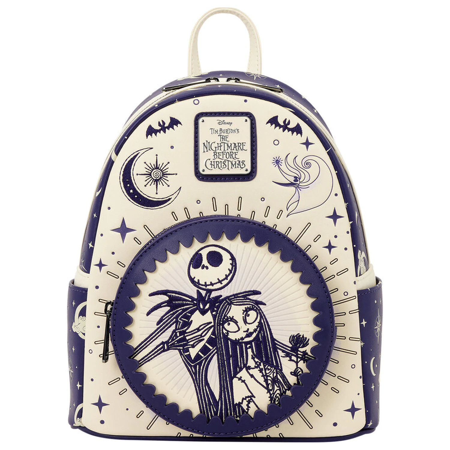 Loungefly Disney Nightmare Before Christmas Jack Skellington & Sally Night Sky backpack 26cm product photo