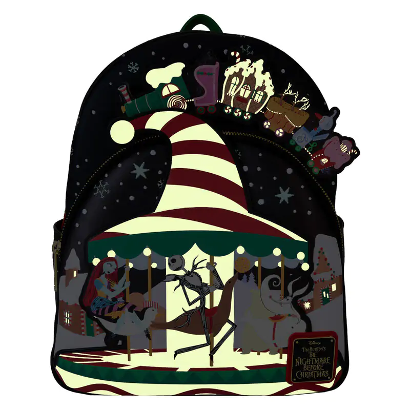 Loungefly Disney Nightmare Before Christmas Journey to Christmas Town backpack termékfotó