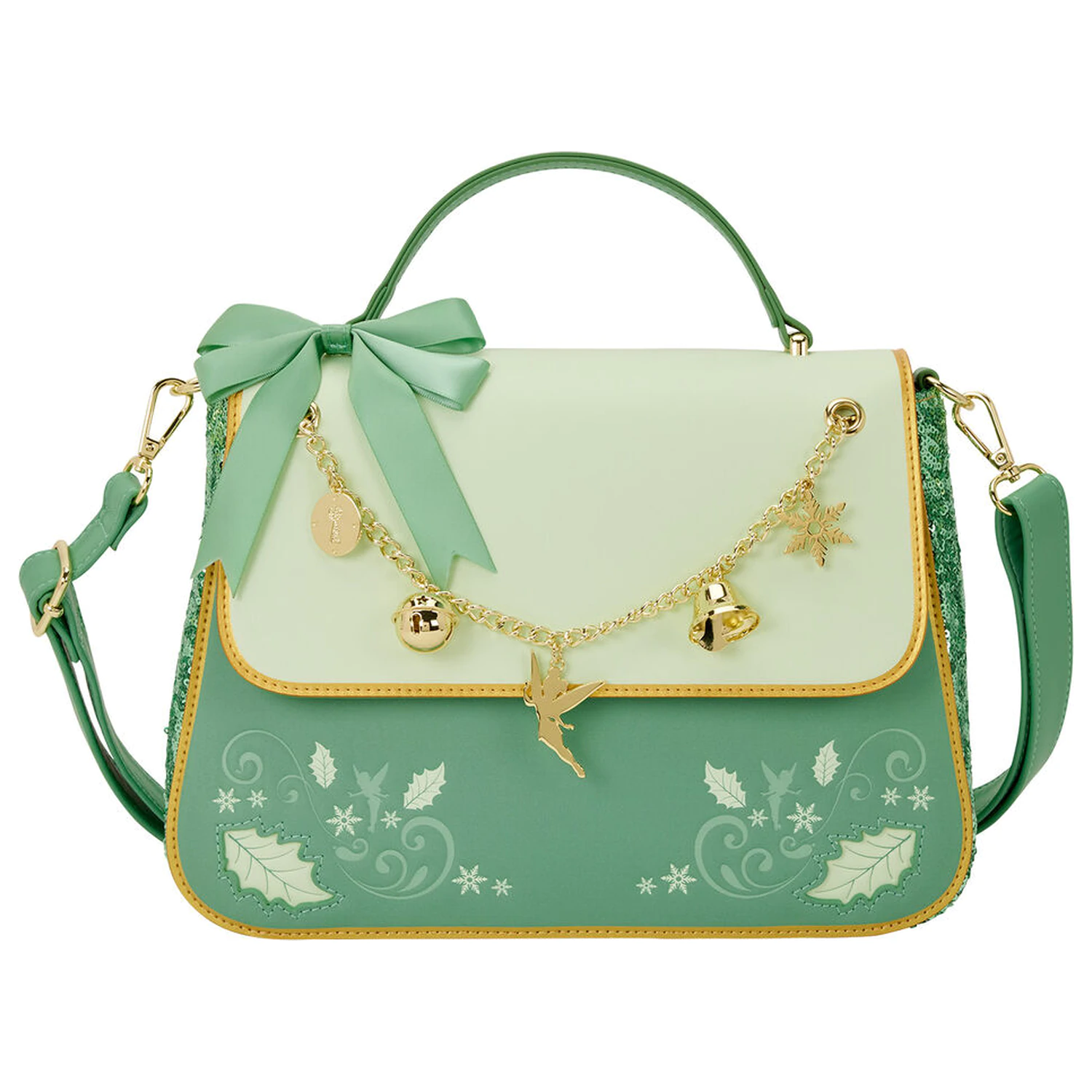 Loungefly Disney Peter Pan Tinker Bell Holiday shoulder bag product photo