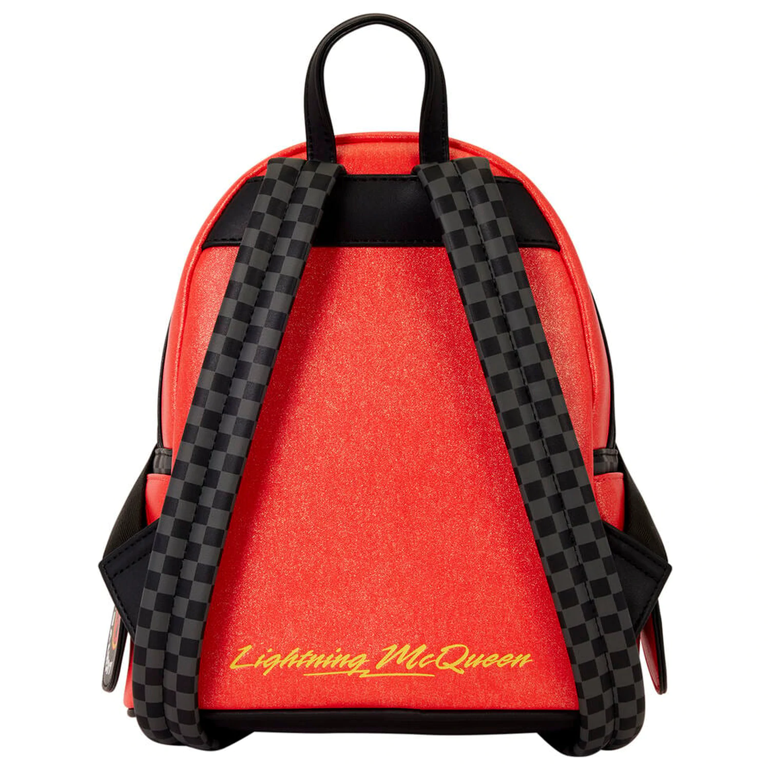 Loungefly Disney Pixar Cars 20th Anniversary Lightning McQueen Metallic Light-Up backpack 26cm product photo