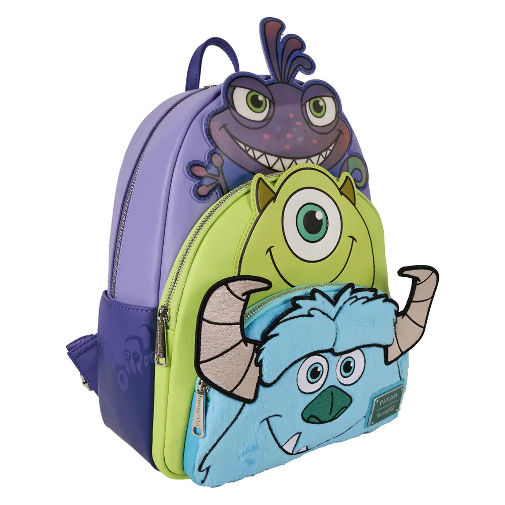 Loungefly Disney Pixar Monsters INC Mike Sully and Randall backpack 31cm product photo