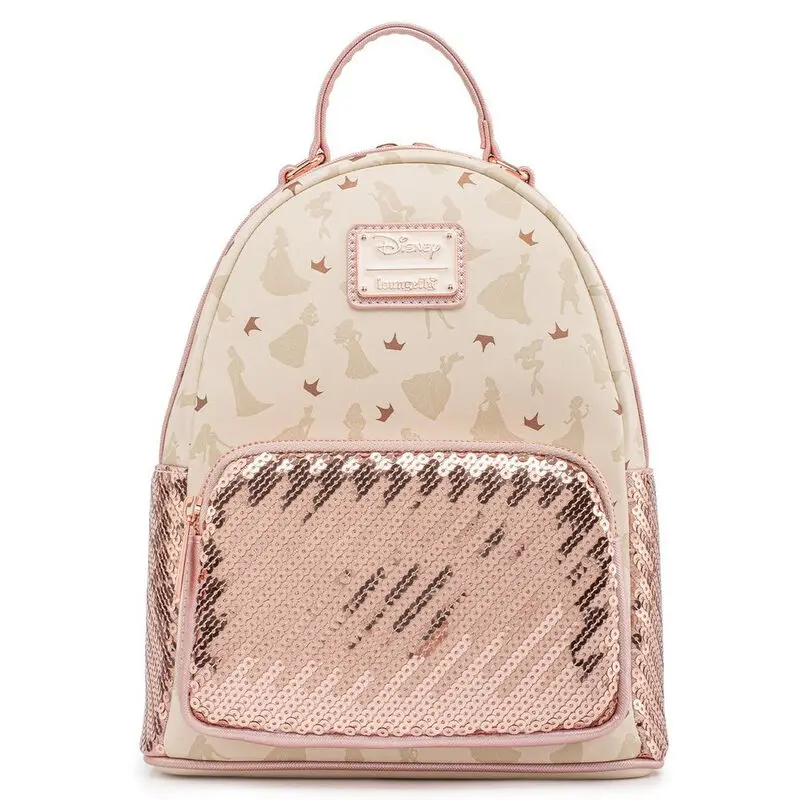 Disney by Loungefly Backpack Ultimate Princess AOP Sequin product photo