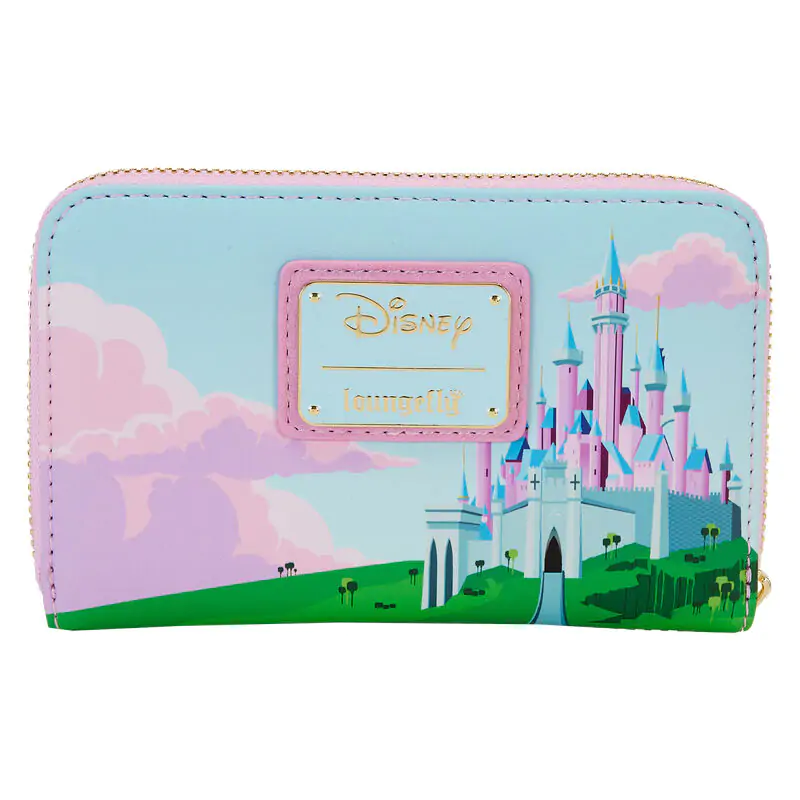 Loungefly Disney Sleeping Beauty Castle Three Good Fairies Stained Glass wallet termékfotó