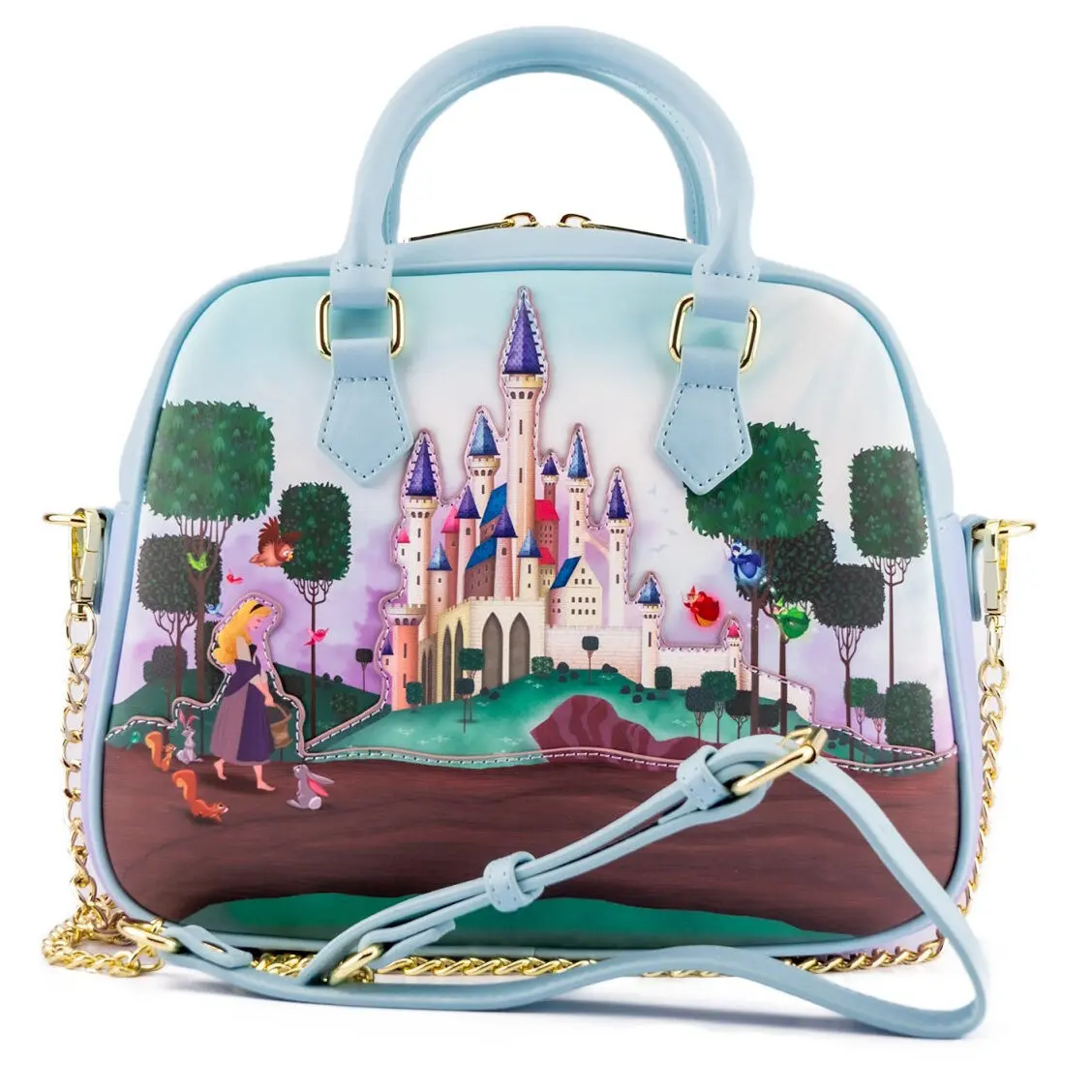 Disney by Loungefly Crossbody Bag Sleeping Beauty Princess Castle Series product photo