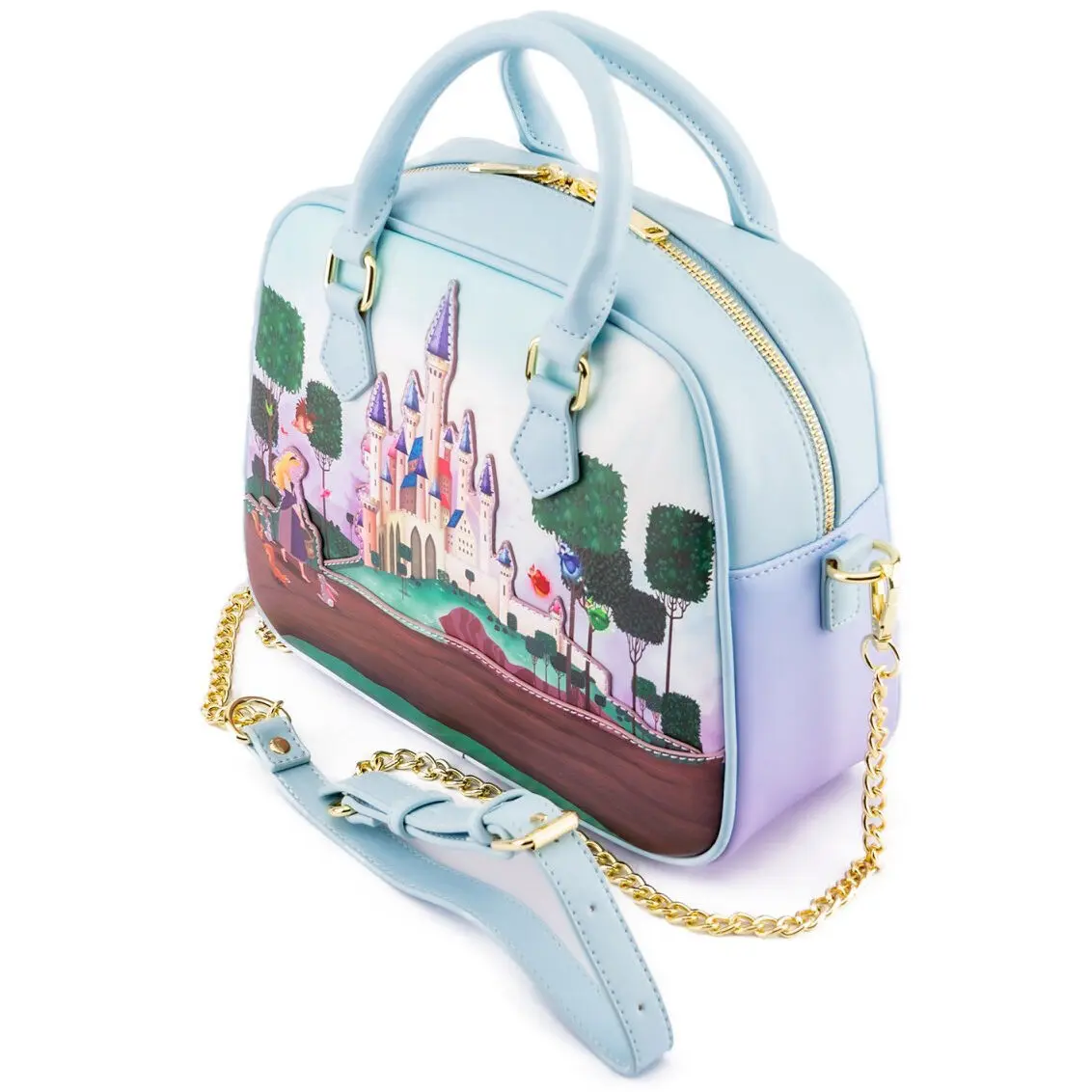 Disney by Loungefly Crossbody Bag Sleeping Beauty Princess Castle Series product photo