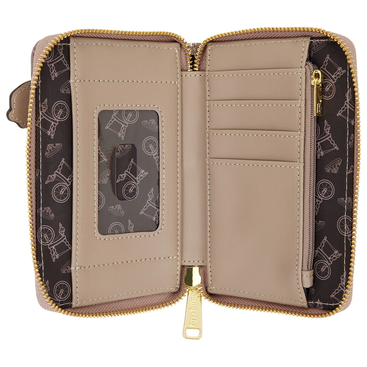 Loungefly Disney Sleeping Beauty & Maleficient Spinning Wheel wallet product photo