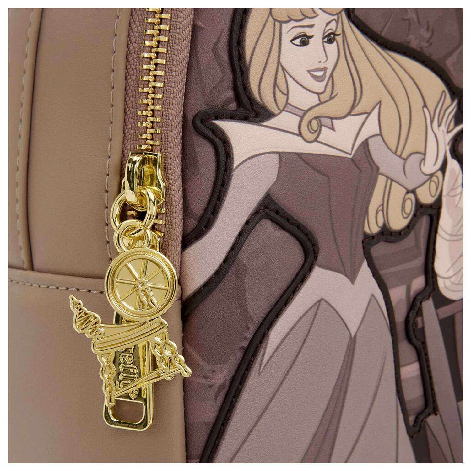 Loungefly Disney Sleeping Beauty & Maleficient Spinning Wheel backpack 26cm product photo