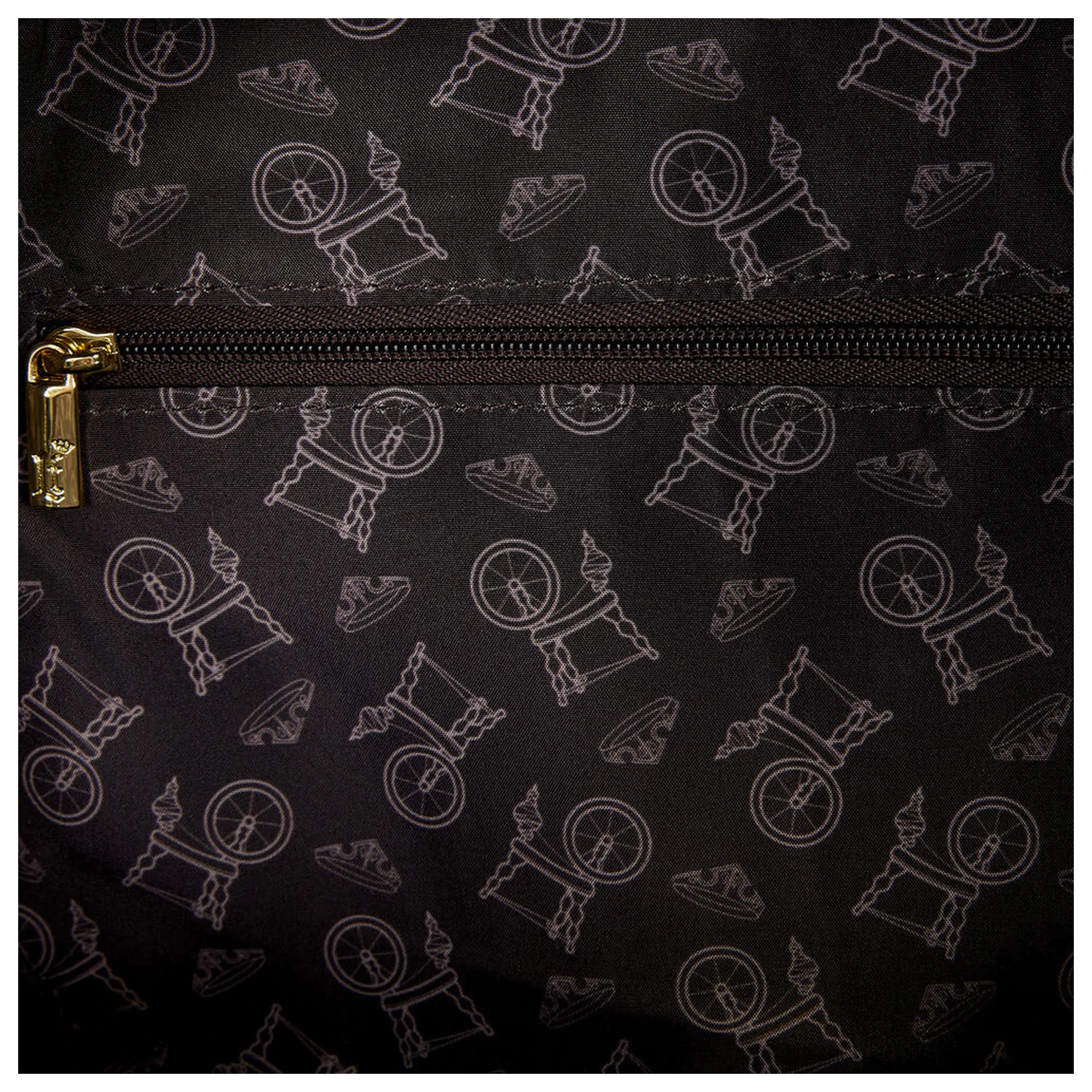 Loungefly Disney Sleeping Beauty & Maleficient Spinning Wheel backpack 26cm product photo