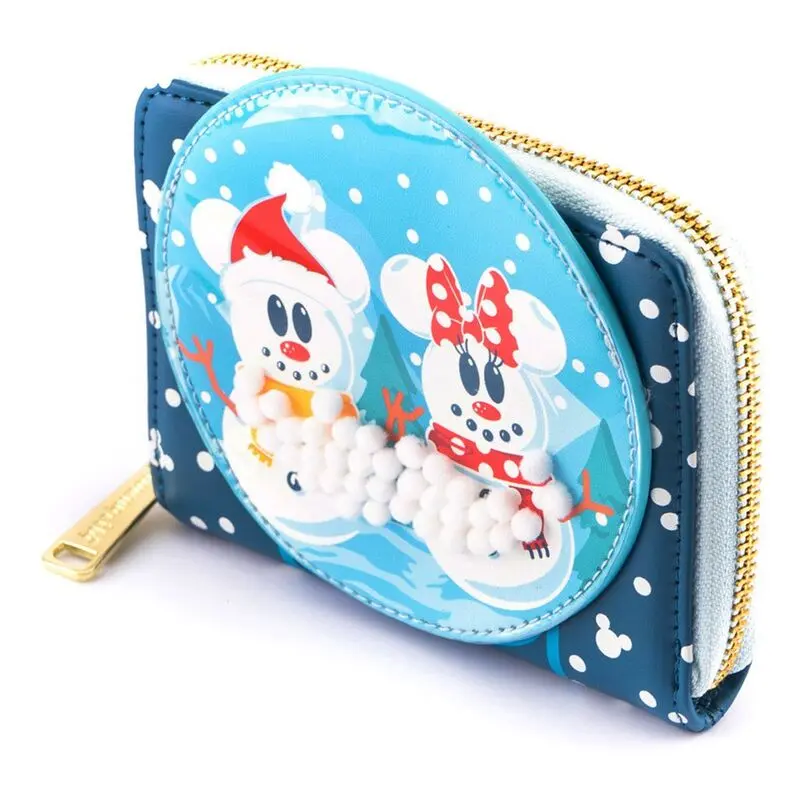 Disney by Loungefly Wallet Snowman Minnie & Mickey Snow Globe termékfotó