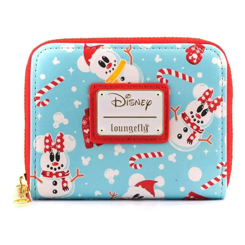 Disney by Loungefly Wallet Snowman Minnie & Mickey AOP termékfotó