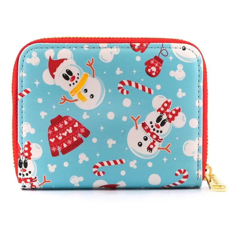 Disney by Loungefly Wallet Snowman Minnie & Mickey AOP termékfotó