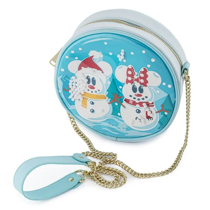 Disney by Loungefly Crossbody Bag Snowman Minnie & Mickey Snow Globe termékfotó