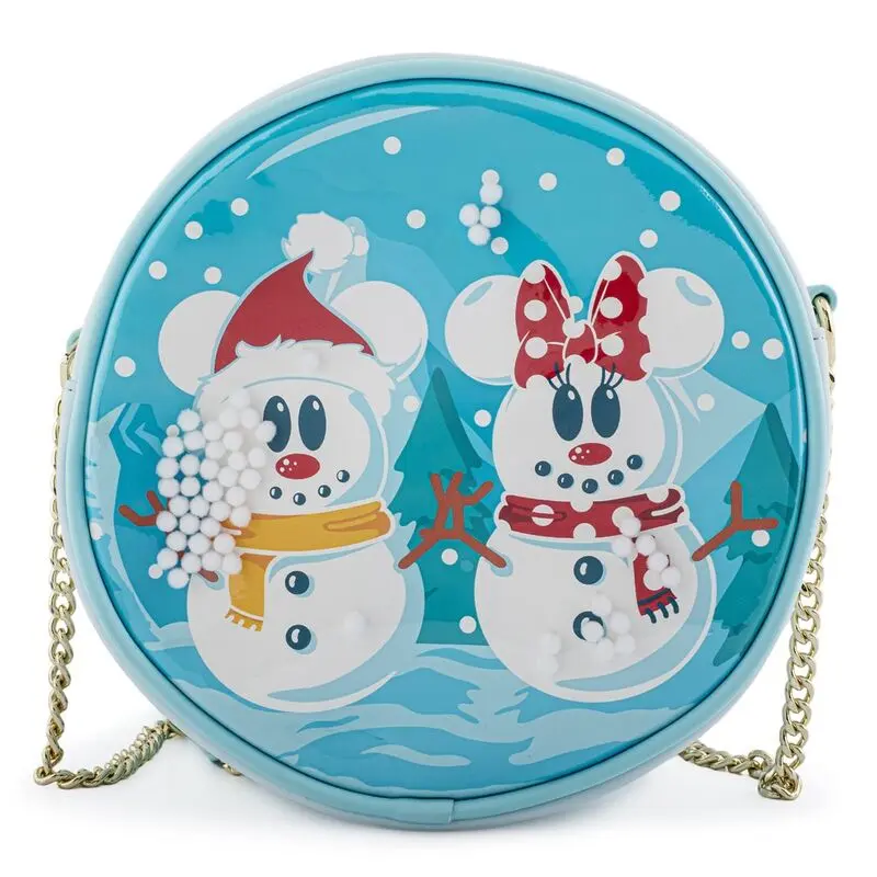 Disney by Loungefly Crossbody Bag Snowman Minnie & Mickey Snow Globe termékfotó