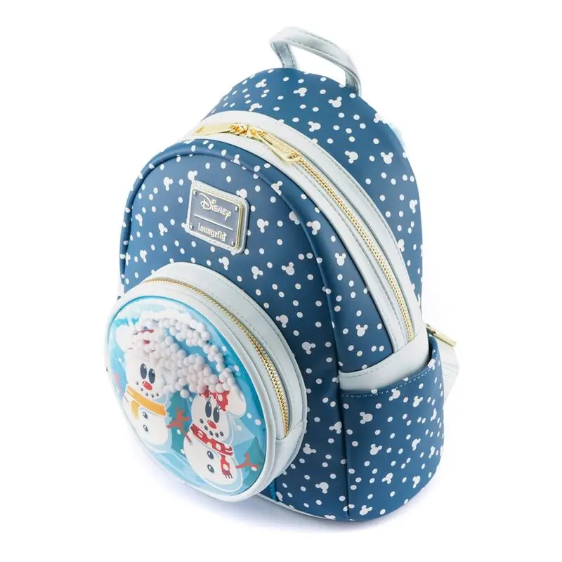 Disney by Loungefly Backpack Snowman Minnie & Mickey Snow Globe termékfotó