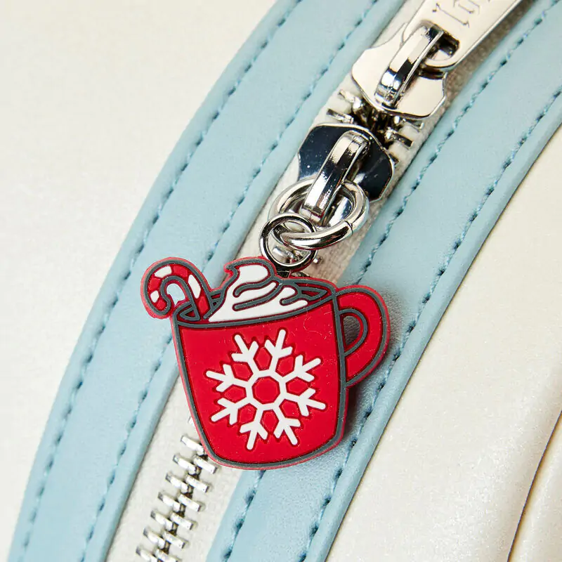 Loungefly Disney Stitch Holiday Snow Angel glitter backpack 26cm product photo