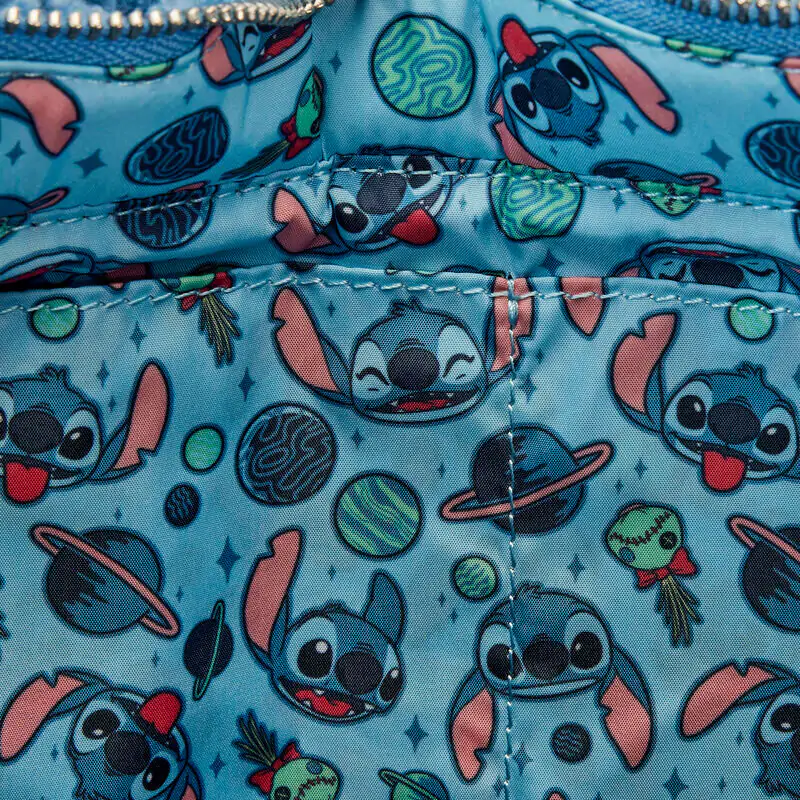 Loungefly Disney Stitch plush tote bag with coin bag termékfotó