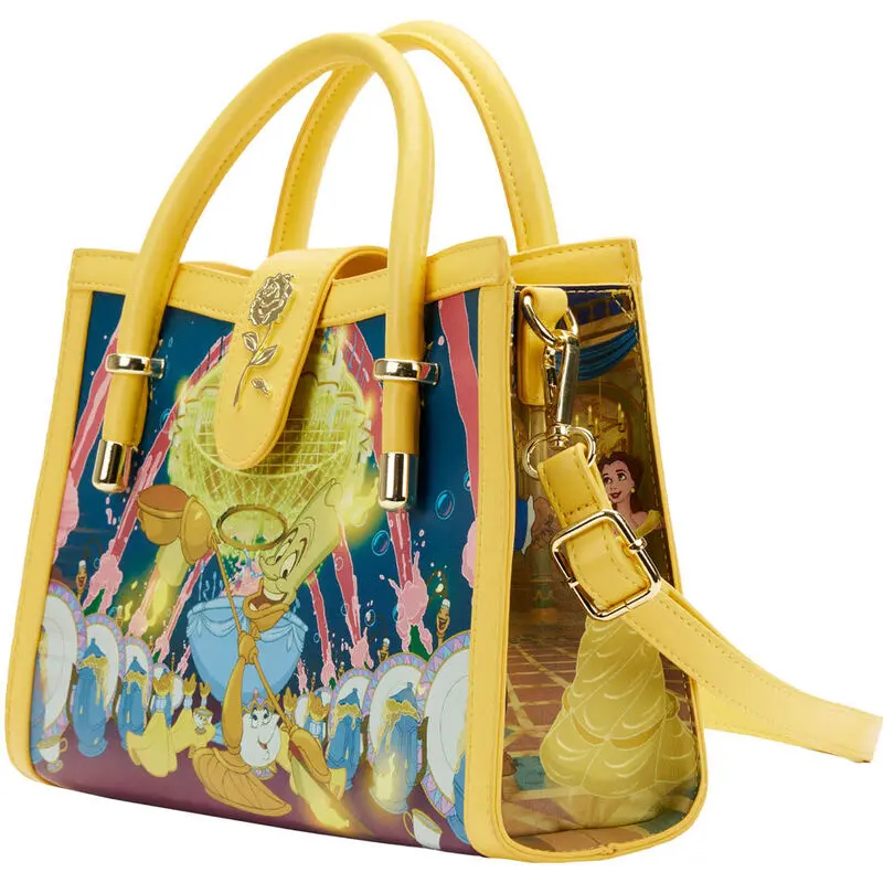 Loungefly Disney Beauty and the Beast scenes bag backpack product photo