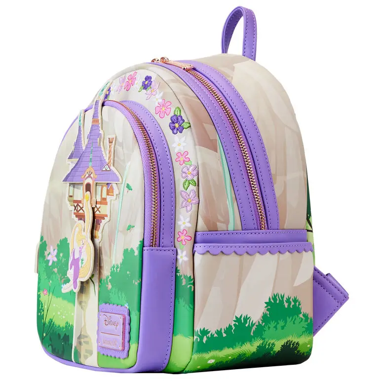 Loungefly Disney Tangled Rapunzel Swinging from the Tower backpack 28cm product photo