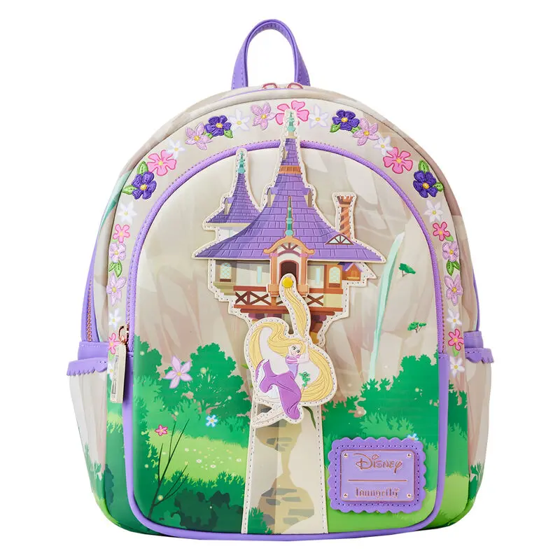 Loungefly Disney Tangled Rapunzel Swinging from the Tower backpack 28cm product photo