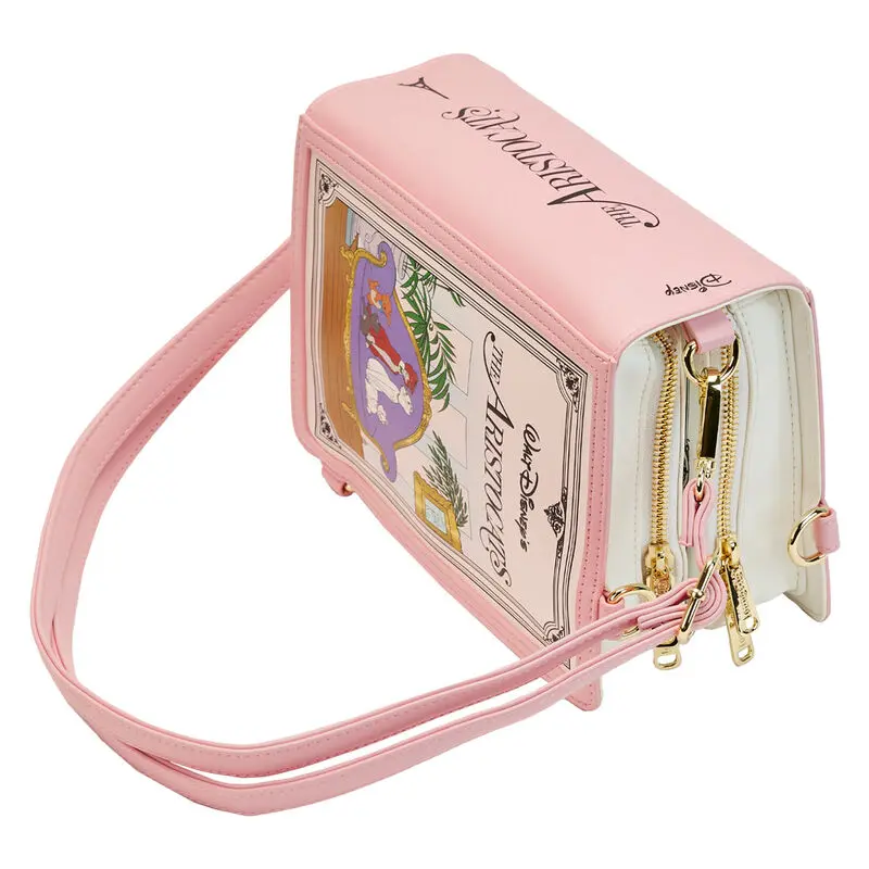 Loungefly Disney The Aristocats Classic Book convertible crossbody bag product photo