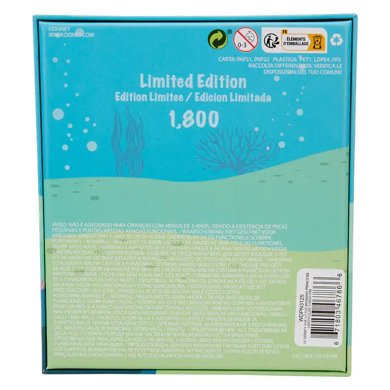 Loungefly Disney The Little Mermaid Ariel Pin product photo