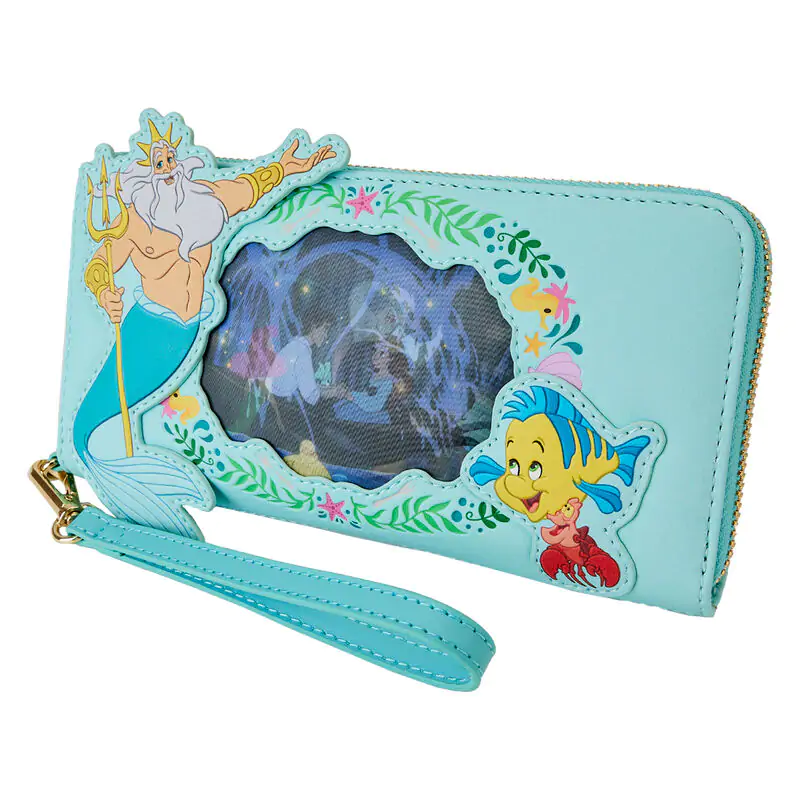 Loungefly Disney The Little Mermaid Ariel Princess Lenticular wallet product photo