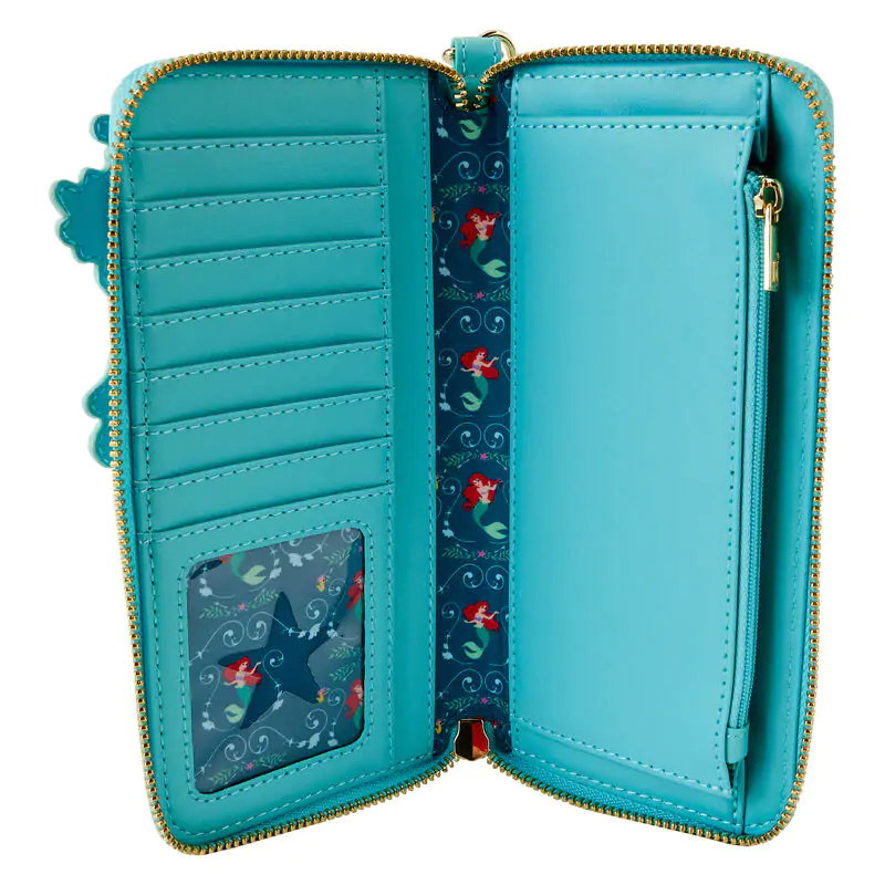 Loungefly Disney The Little Mermaid Ariel Princess Lenticular wallet product photo