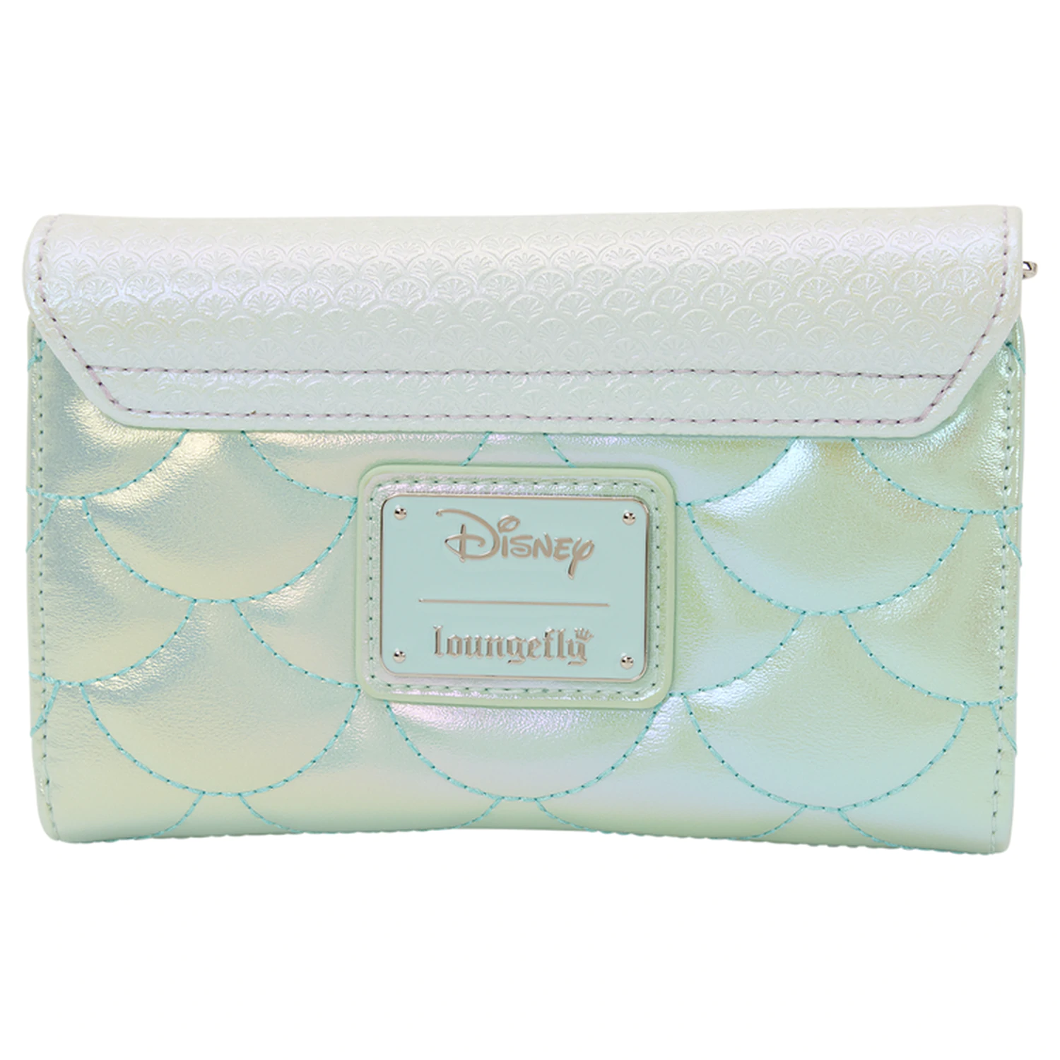 Loungefly Disney The Little Mermaid Iridescent Pearl flap wallet product photo
