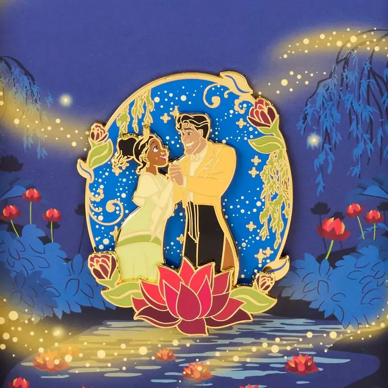 Loungefly Disney The Princess and the Frog 15th Anniversary enamel pin product photo