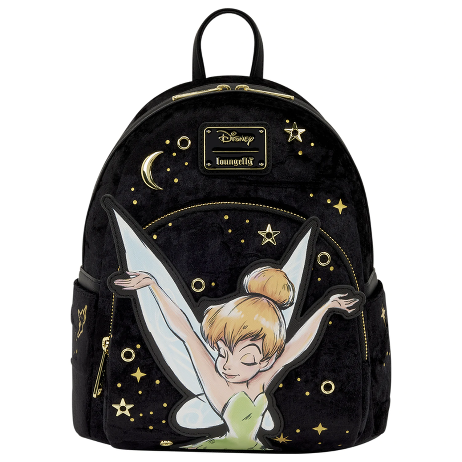 Loungefly Disney Tinker Bell Pixie Dust Velvet backpack 26cm product photo