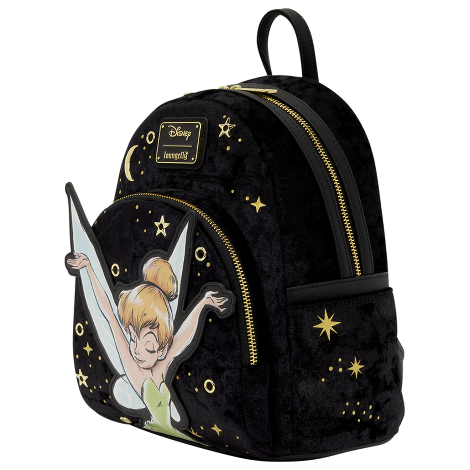 Loungefly Disney Tinker Bell Pixie Dust Velvet backpack 26cm product photo