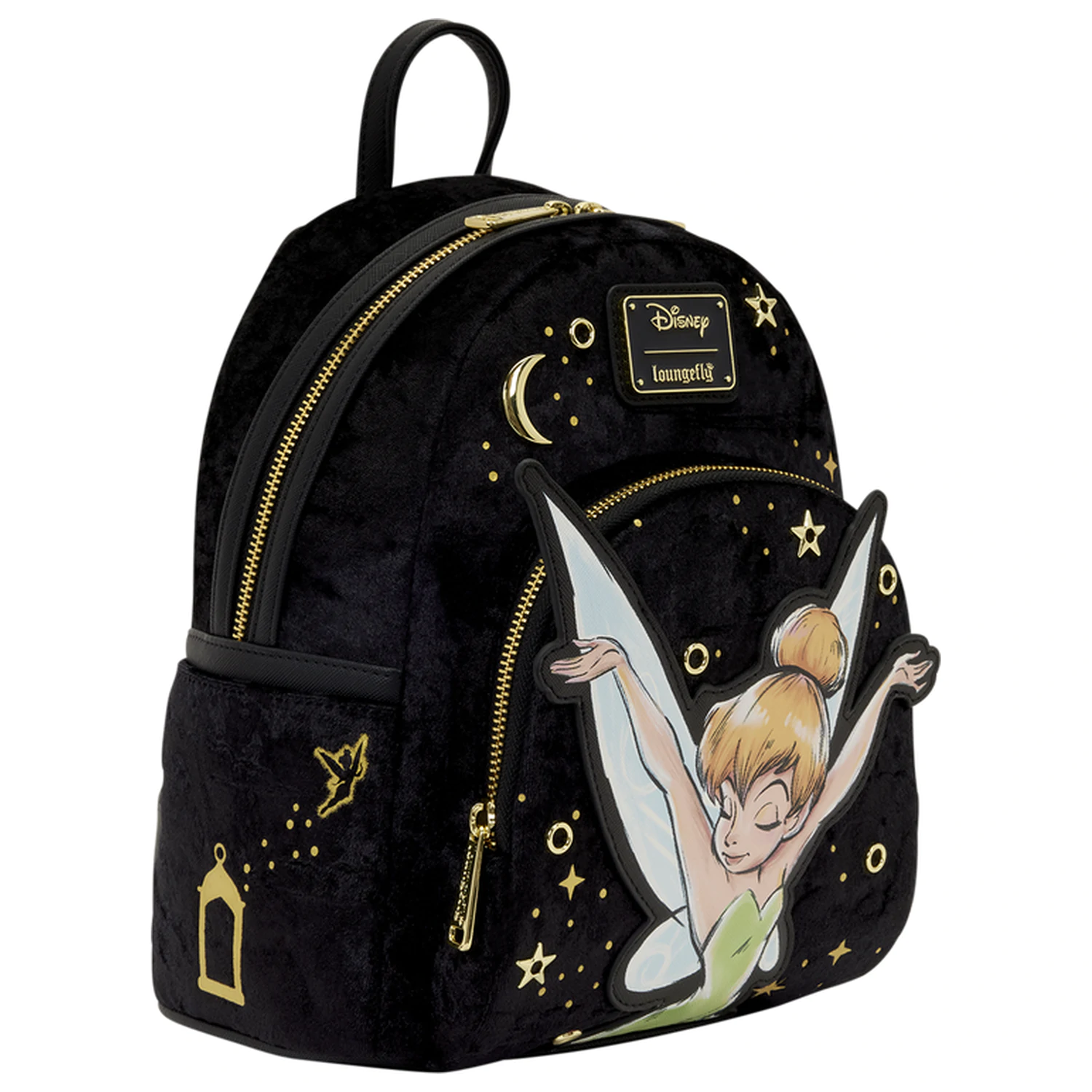 Loungefly Disney Tinker Bell Pixie Dust Velvet backpack 26cm product photo